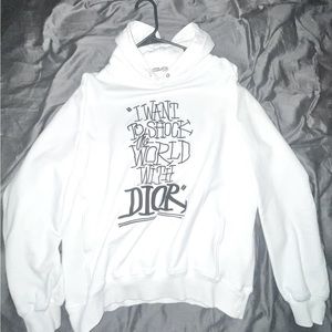 Men’s Dior X Stussy Graphic Hoodie